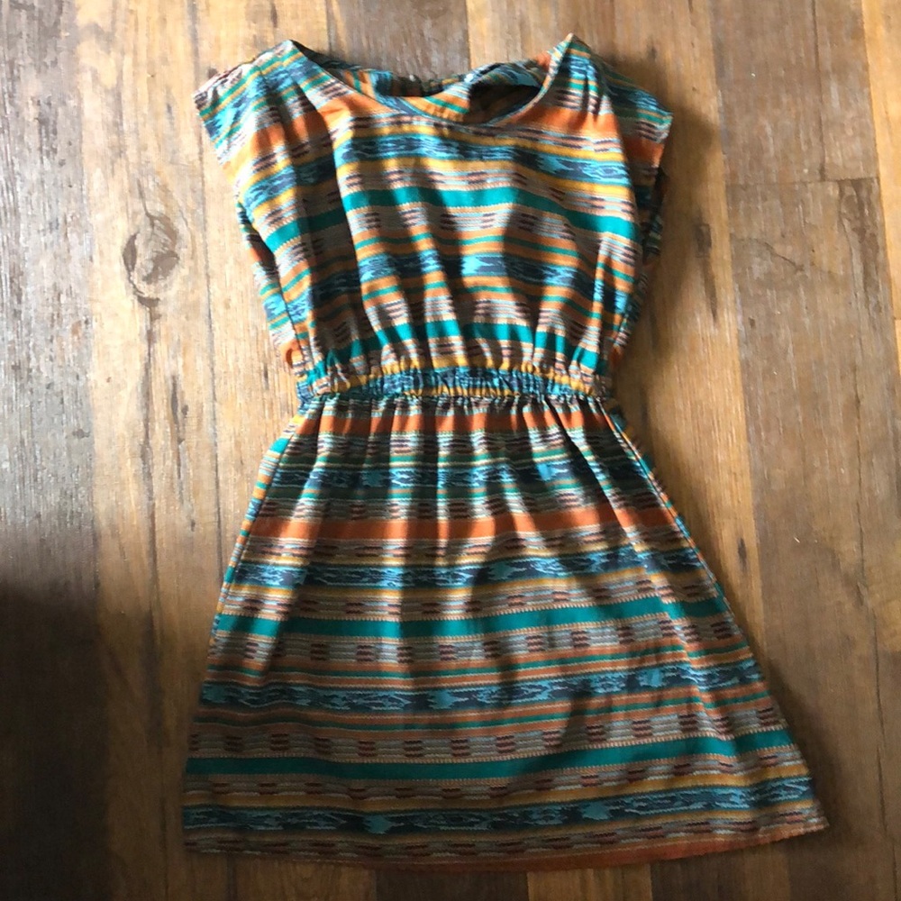 Cayenne pepper and turquoise dress by BeBop